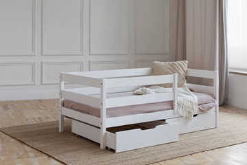 Кровать детская Софа с ящиками, цвет белый в Салехарде - предосмотр 1