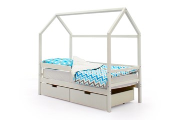 Детская кровать-домик Svogen белый в Новом Уренгое