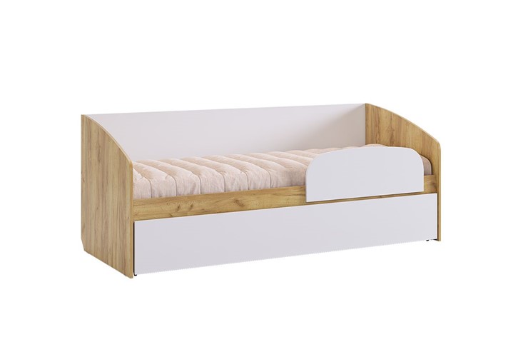 Кровать для ребенка Форсаж, дуб крафт золотой/белый в Лабытнанги - изображение 3