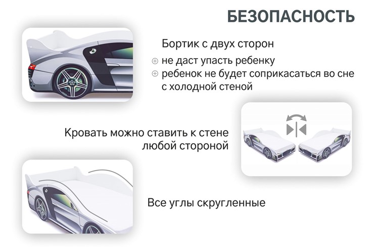 Кровать-машина Audi в Муравленко - изображение 6