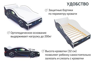 Детская кровать-машина BMW в Муравленко - предосмотр 6