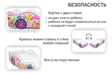 Кровать-машина детская Фея в Муравленко - предосмотр 5
