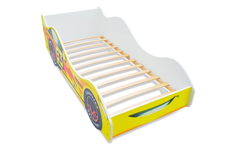 Кровать-машина в детскую Тачка желтая в Салехарде - изображение 13