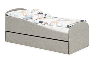 Детская кровать с ящиком Letmo халва (рогожка) в Надыме