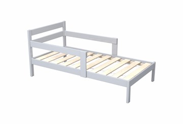 Детская кровать для мальчика Нордик 800х1600, массив белый в Салехарде