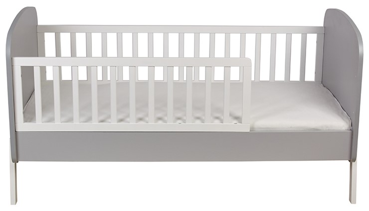 Детская кровать POLINI Kids Mirum 2000 Серый-Белый в Лабытнанги - изображение 7