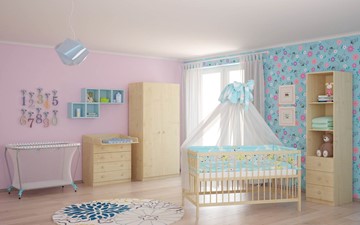 Детская кроватка POLINI Kids Simple 101 Натуральный в Салехарде - предосмотр 8