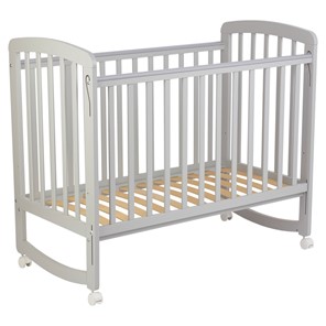 Кроватка для новорожденных POLINI Kids Simple 304 Серый в Ноябрьске