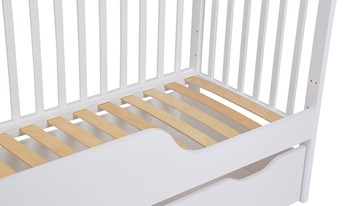 Кроватка для новорожденных POLINI Kids Simple 310-01 Белый в Новом Уренгое - предосмотр 2
