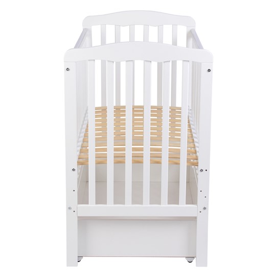 Кроватка для новорожденных POLINI Kids Simple 310-01 Белый в Новом Уренгое - изображение 3