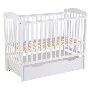 Кроватка для новорожденных POLINI Kids Simple 310-01 Белый в Губкинском