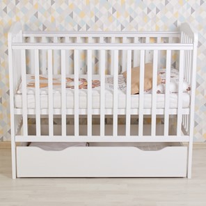 Кроватка для новорожденных POLINI Kids Simple 310-01 Белый в Новом Уренгое - предосмотр 8