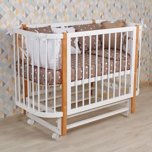 Детская кровать POLINI Kids Simple 350 Белый / Натуральный в Салехарде - предосмотр 13