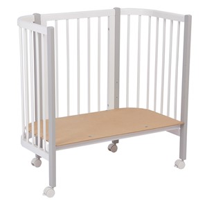 Кроватка приставная POLINI Kids Simple 105 Белый / Серый в Лабытнанги - предосмотр 6