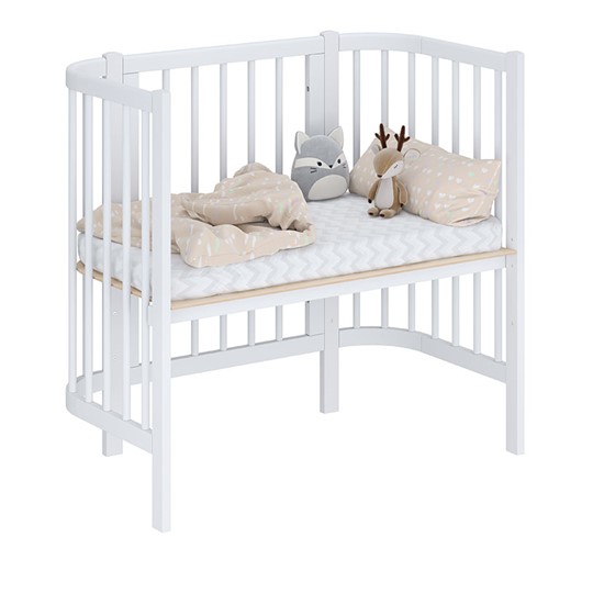 Приставная кровать POLINI Kids Simple 105 Белый в Надыме - изображение 1