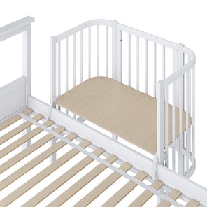Приставная кровать POLINI Kids Simple 105 Белый в Надыме - предосмотр 2