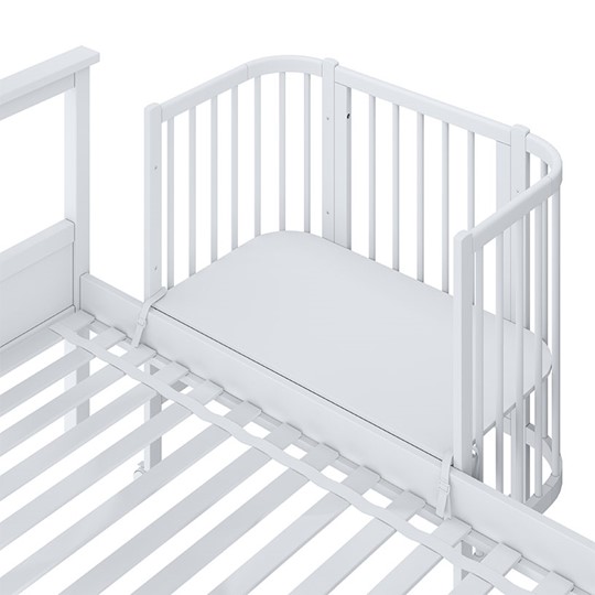 Детская кровать POLINI Kids Simple 120 Белый в Лабытнанги - изображение 5