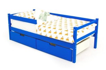Кровать-тахта в детскую Skogen синяя в Салехарде