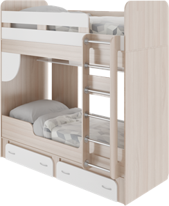 Двухэтажная детская кровать Остин М25 в Салехарде