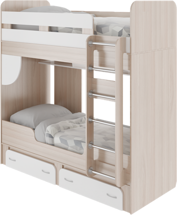 Двухэтажная детская кровать Остин М25 в Салехарде - изображение