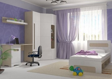 Детская комната для девочки Палермо-Юниор, вариант 2 без вставок в Надыме