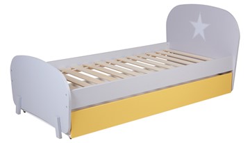 Комплект мебели для детской POLINI Kids Mirum №1 Белый / Серый / Желтый в Надыме - предосмотр 2