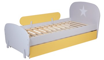 Комплект мебели для детской POLINI Kids Mirum №1 Белый / Серый / Желтый в Муравленко - предосмотр 4