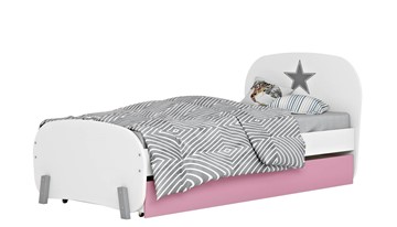 Комплект мебели для детской POLINI Kids Mirum №7 Белый / Серый / Розовый в Лабытнанги - предосмотр 3