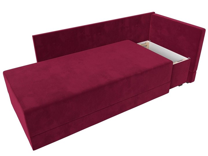 Диван-кровать Никас, Бордовый (Микровельвет) в Лабытнанги - изображение 1