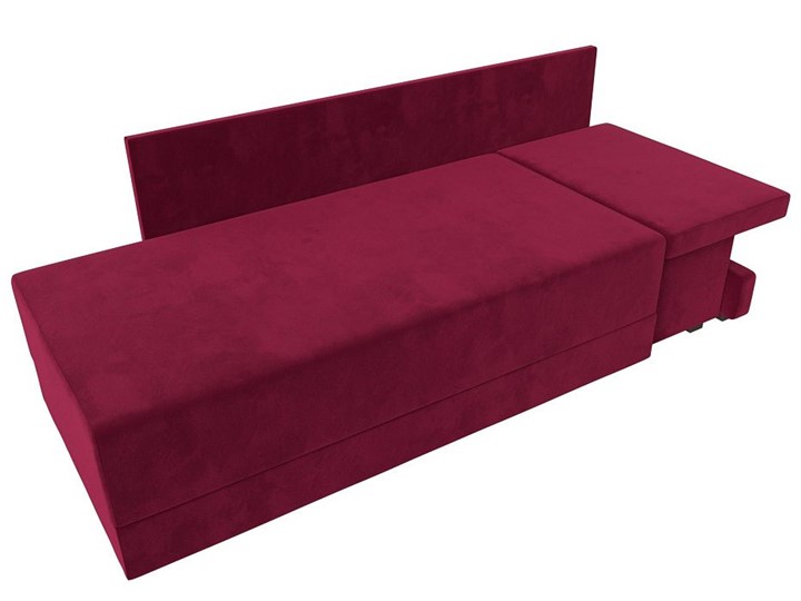 Диван-кровать Никас, Бордовый (Микровельвет) в Салехарде - изображение 2
