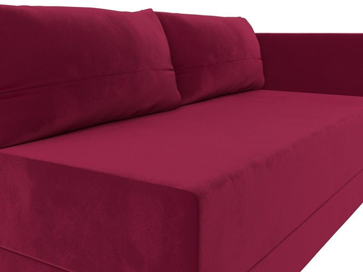Диван-кровать Никас, Бордовый (Микровельвет) в Салехарде - изображение 5