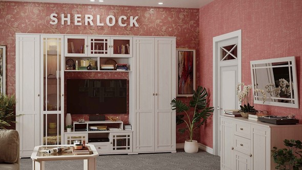 Набор мебели Sherlock №3, Ясень Анкор светлый в Салехарде - изображение