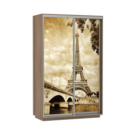 Шкаф 2-створчатый Экспресс 1200x600x2200, Париж/шимо темный в Салехарде - изображение