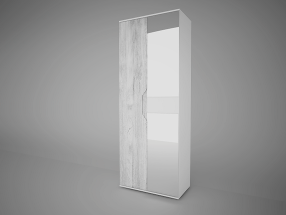 Шкаф 2-створчатый Сорренто 2 с зеркалами в Салехарде - изображение