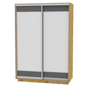 Шкаф 2-х дверный Весенний HK5, 2155х1514х600 (D2D2), ДВ-Графит в Надыме
