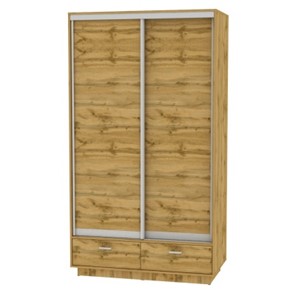 Шкаф 2-х дверный Весенний HK7, 2155х1200х600 (D3D3), ДВ в Салехарде