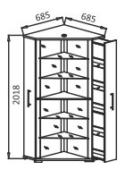 Шкаф Витрина - 2 в Тарко-Сале - изображение 2