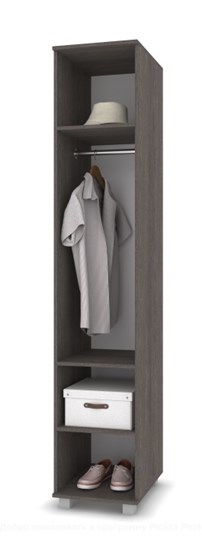 Шкаф распашной В-12, Серый дуб/Белый в Надыме - изображение 1