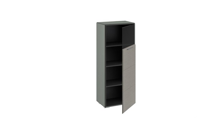 Шкаф Наоми комбинированный одностворчатый, цвет Фон серый, Джут ТД-208.07.28 в Салехарде - изображение 1