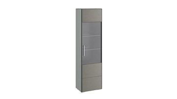 Шкаф Наоми для посуды, цвет Фон серый, Джут ТД-208.07.25 в Салехарде