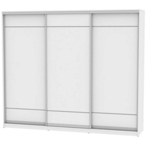 Шкаф 3-х створчатый Белла  (B-230х270х60-1) (792) (Двери  D7+D7+D7), без зеркала, Белый в Муравленко