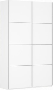 Шкаф Прайм (ДСП/ДСП) 1600x570x2300, белый снег в Ноябрьске