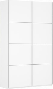 Шкаф-купе Прайм (ДСП/ДСП) 1200x570x2300, белый снег в Салехарде - предосмотр