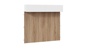Навесной шкаф с декоративными панелями Порто (366) СМ-393.21.023-24 (Белый жемчуг/Яблоня беллуно/Белый софт) в Тарко-Сале