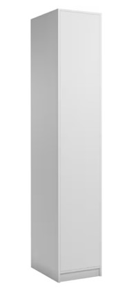 Шкаф однодверный Агата М3, белый в Салехарде - изображение