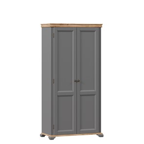 Шкаф в гостинную двухстворчатый Амели (Оникс серый) ЛД 642.880 в Салехарде - предосмотр