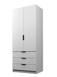 Шкаф двухдверный ЭШ2-РС-23-8-3я, Белый 190х80х52 в Надыме