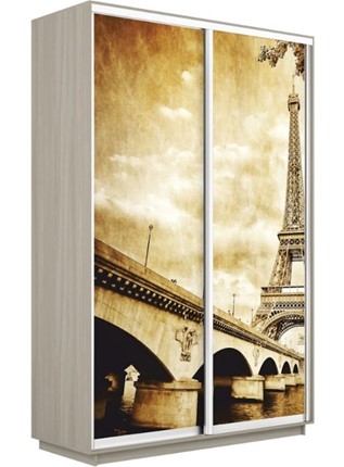 Шкаф двухдверный Экспресс 1200x600x2200, Париж/шимо светлый в Салехарде - изображение