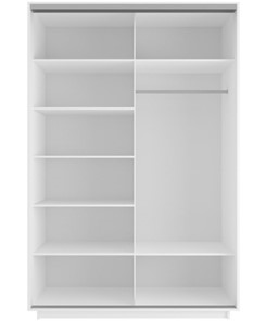 Шкаф 2-дверный Экспресс 1400x600x2400, Буквы/белый снег в Салехарде - предосмотр 1