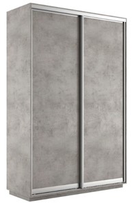 Шкаф 2-х дверный Экспресс (ДСП) 1200х450х2200, бетон в Губкинском